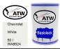 Preview: Chevrolet, White, 50 / WA8624: 500ml Lackdose, von ATW Autoteile West.